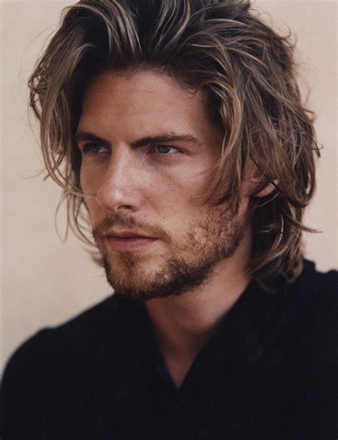 mid length hairstyles for guys|medium length tousled hair men.